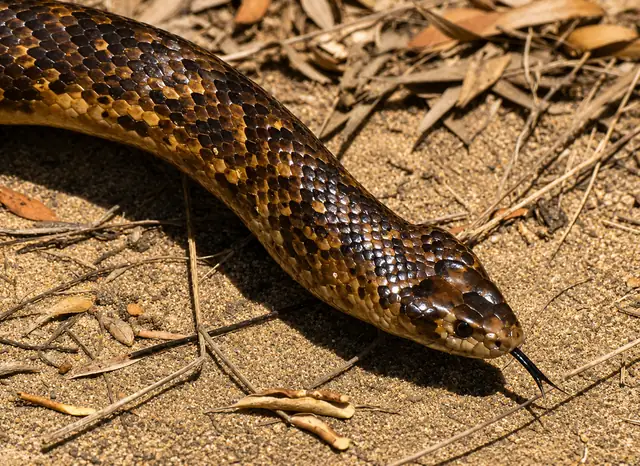 Spotty dugite, a colour form of Pseudonaja affinis